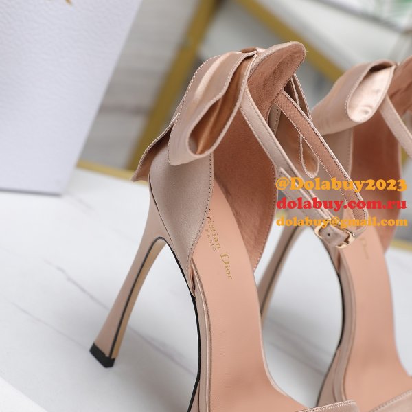 Duplicate Mlle Dior Heeled Sandal Top Quality