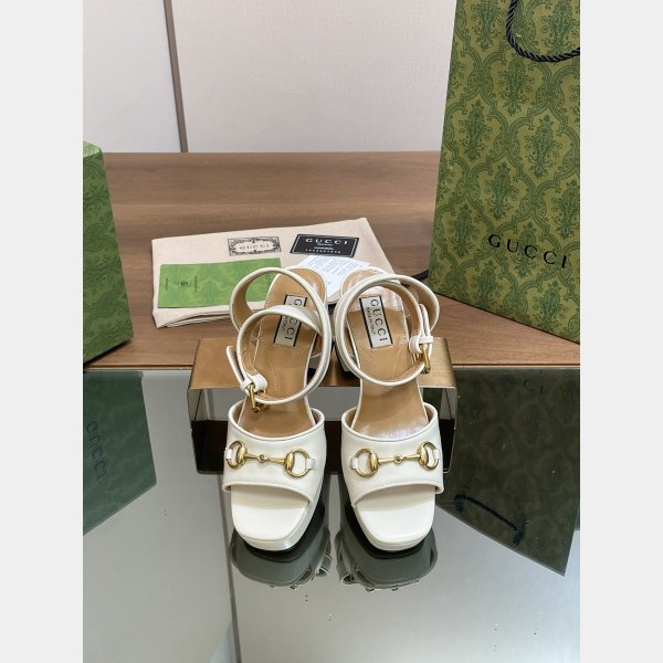 Duplicate gucci Lady horsebit-detailed leather sandals