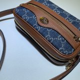 Gucci Replica 517350 Ophidia GG mini blue bag