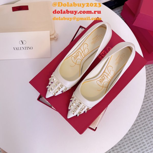 Perfect Valentino Rivet Shoes Top Quality Knockoff for Sale