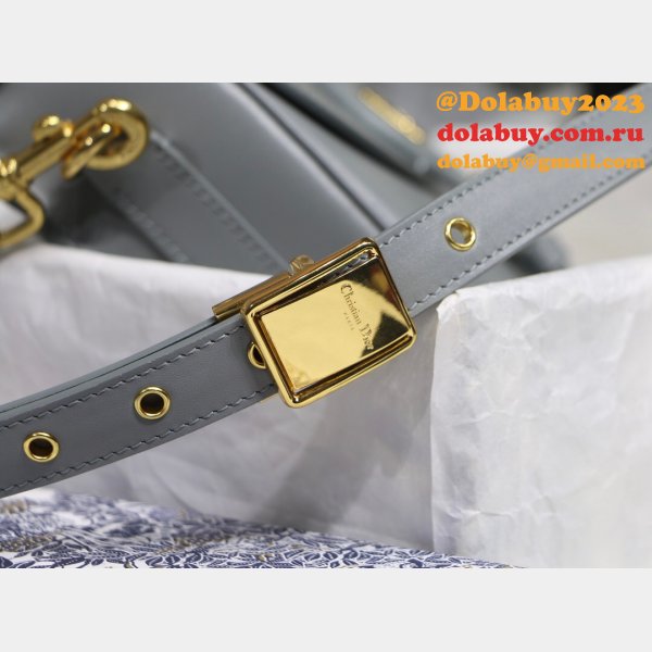 Best Replica Dior Bobby Bag Gray Box Calfskin