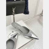 Designer Prada Satin Mules FROM THE RUNWAY