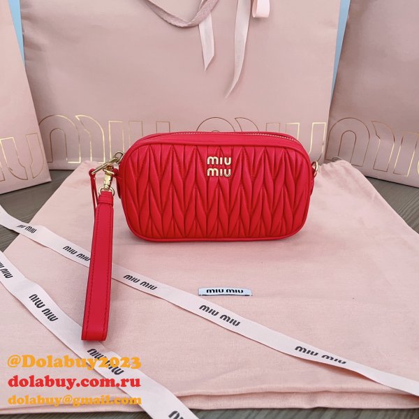 High Quality Designer Miu Miu Matelasse 5NE846 Replica Bag Online Sale