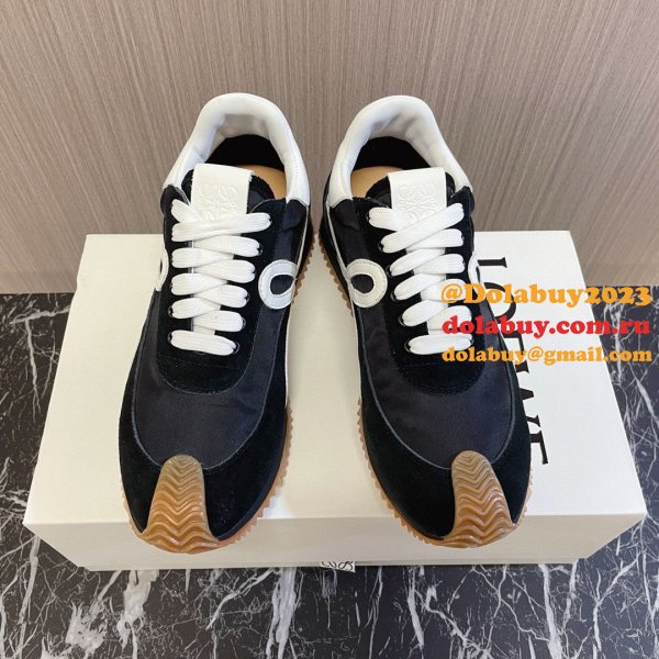 Wholesale Designer Loewe Flow Runner In Nylon And Suede