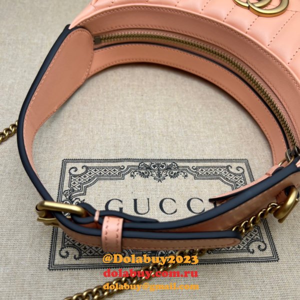 Gucci AAA+ GG Marmont half-moon-shaped 699514 Fashion bag