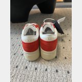 Prada Downtown Bold Nappa Leather And Suede Sneakers