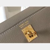 AAA Replica Hermes Mini Kelly Grey Bags