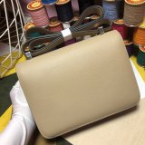 Hermes Constance Bag 23cm Epsom Leather Apricot