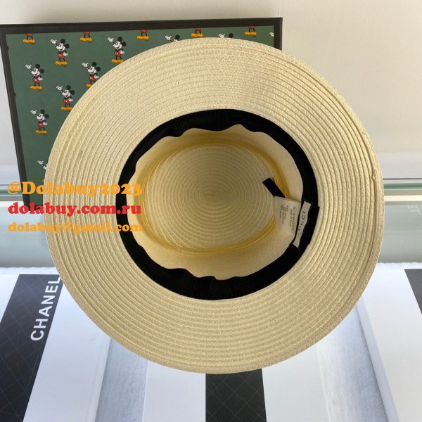 UK Gucci Belt design straw hat