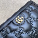 Gucci Replica Luxury Designer 723784 GG Matelassé Zip-around Wallet