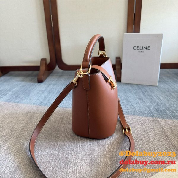 Celine SMALL BUCKET LOUISE IN SMOOTH CALFSKIN