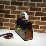 Gucci Replica 453188 GG Supreme Padlock Small Top Handle Bag