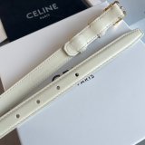 Designer 18mm Dupe Belt White Replica