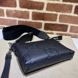 Black Jumbo GG Gucci Knockoff Messenger Men 761747 Luxury Bag