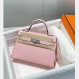 Replica Hermes Designer Epsom Kelly Pinks 19/25/28CM Bag Store