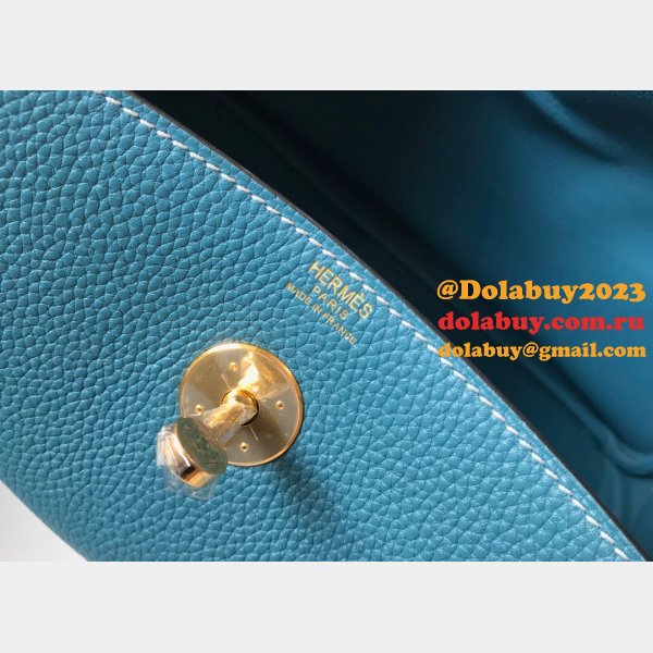 Hermes Replica Blue Lindy 26cm Bags Sale Outlet Online