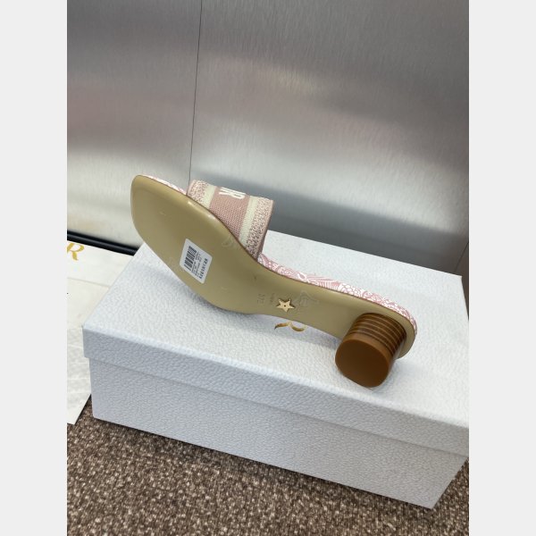 Wholesale 1:1 Mirror Dway Heeled Slide