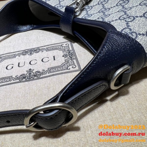 Gucci Wholesale Jackie 1961 small shoulder bag ‎678843 Beige and blue