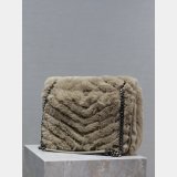 SAINT LAURENT NIKI YSL DESIGNER rabbit fur 498894 BAG