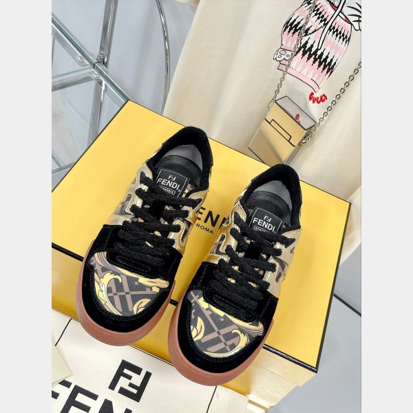 Hottest Replica Fendi X Versace match TUP F Logo Shoes