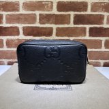 Gucci 766957 Replica Accessories Jumbo GG Toiletry Case Black Bag