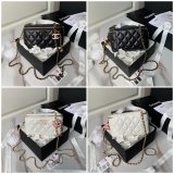 Top Quality Vanity AP3940 Classic Chain Replica Bag Black/White