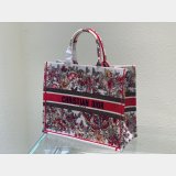 Best Replica Handbag 2022 Dior Designer Book Totes Red for Cheap