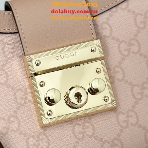 Padlock Fashion Gucci Duplicate Shoulder 811705 Bag