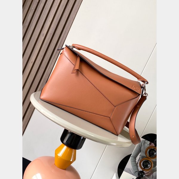 Top Quality Loewe Large Puzzle Bag In Classic calfskin 33CM