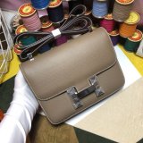 Hermes Constance Bag 23cm Epsom Leather Elephant Grey