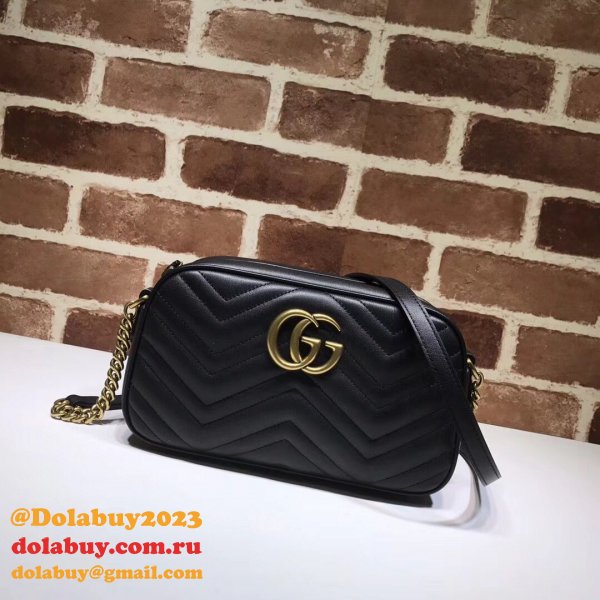 Luxury Gucci Fake 447632 Gg Marmont Crossbody Bags for Women