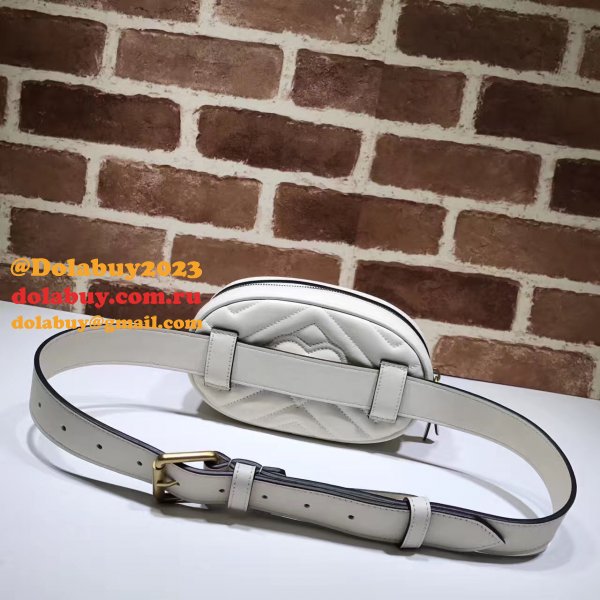 Best 476434 Gucci GG Marmont matelassé leather belt bag